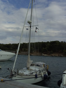 At the quay in GALAXIDI